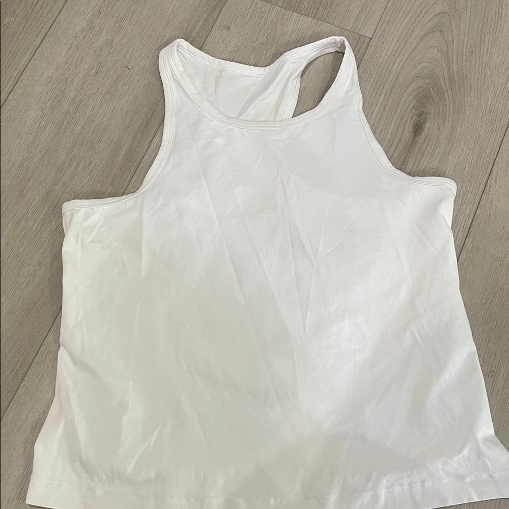 lululemon athletica White Racerback Tank - Picture 2 of 4
